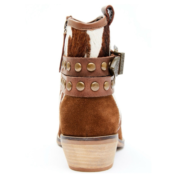 Women's Shyanne Western Booties Brown Size 8.5 - Picture 5 of 8